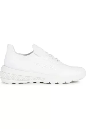 Geox Sko, Dame, Hvid, 38 EU, Læder, Sneakers
