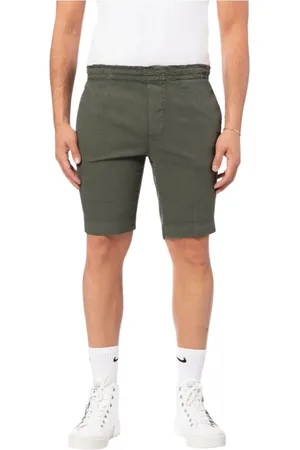 Entre Amis Shorts, Herre, Grøn, XL, Uld, Bermuda med blonder