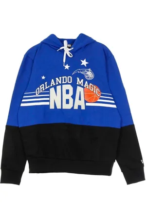 New Era Sweathshirts & Hoodies, Herre, Blå, S, NBA kaste tilbage hættetrøje orlmag hætte sweatshirt