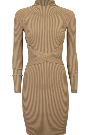 DION LEE Kjole, Dame, , XS, Uld, Knitted Dresses