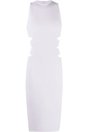 Alaïa Kjole, Dame, Lilla, M, Midi kjoler