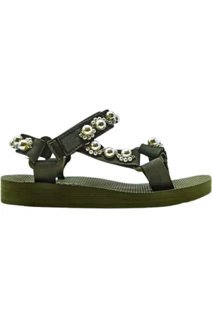 Arizona Love Sko, Dame, Grå, 38 EU, Bomuld, Flade sandaler