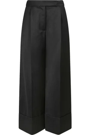 Simone Rocha Bukser, Dame, Grå, 2XS, Uld, beskårne bukser