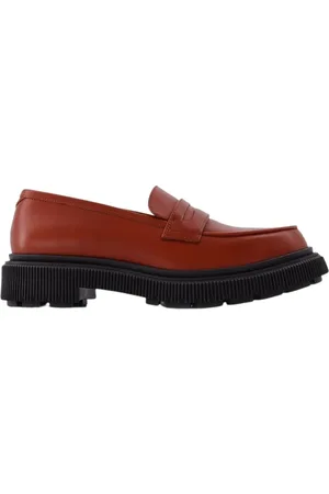 ADIEU PARIS Sko, Dame, Rød, 36 EU, Læder, Type 159 loafers i rødt læder