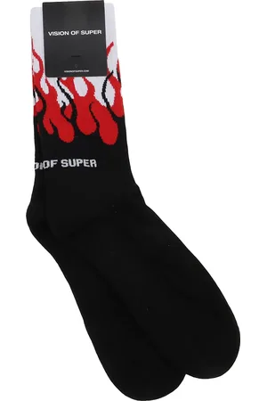 Vision Of Super Undertøj, Herre, Sort, ONE SIZE, Bomuld, Sokker