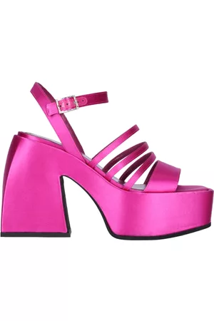 NODALETO Sko, Dame, Lyserød, 36 EU, Satin, Højhælede sandaler