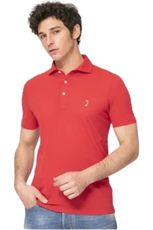 Gran Sasso Top, Herre, Rød, L, Bomuld, Polo trøje