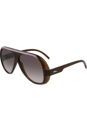 Longchamp Tilbehør, Dame, Brun, 59 MM, Hamp, Solbriller