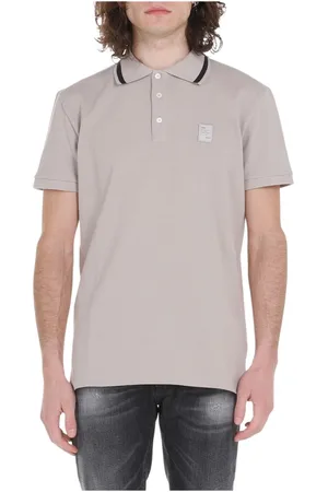 Filling pieces Top, Herre, Grå, S, Bomuld, Polo med logo