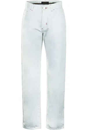 MOORER Bukser, Dame, Hvid, 2XS, Denim, Lige bukser