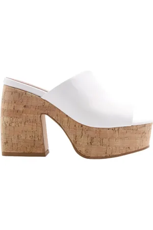 carmens Sko, Dame, Hvid, 40 EU, Uld, Heeled Mules
