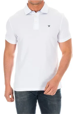 Hackett Top, Herre, Hvid, XS, Bomuld, Polo -skjorter
