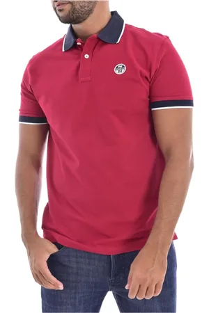 North Sails Top, Herre, Rød, S, Bomuld, Polo trøje