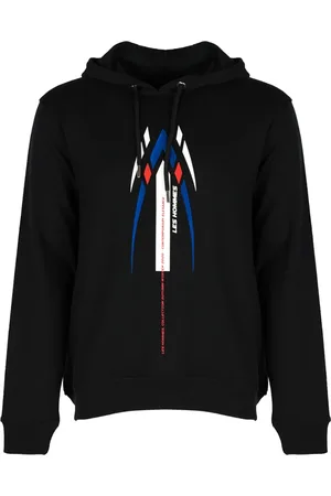 Les Hommes Sweathshirts & Hoodies, Herre, Sort, 2XL, Bomuld, En hastighedsblus