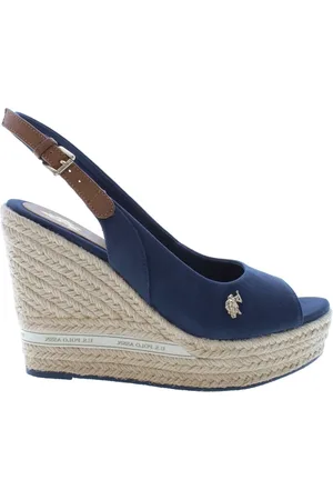 U.S. Polo Assn. Sko, Dame, Blå, 39 EU, Uld, Aylin sandaler
