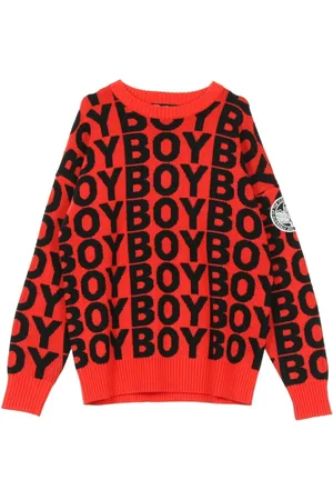 Boy London Strik, Herre, Rød, L, Sweater har jumper