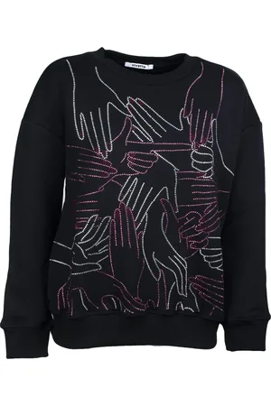 VIVETTA Sweathshirts & Hoodies, Dame, Sort, S, Bomuld, Sweatshirts