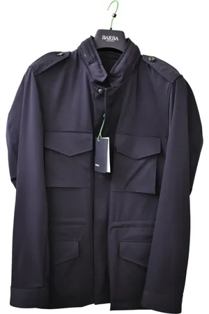 BARBA Jakke, Herre, Blå, 3XL, Uld, Tøj blå