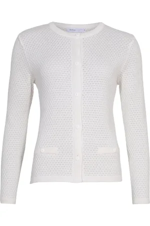 Skovhuus Strik, Dame, Hvid, XL, Bomuld, Cardigans