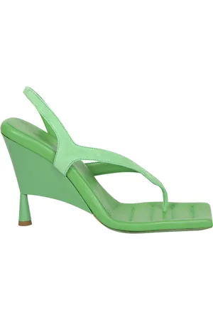 Gia Borghini Sko, Dame, Grøn, 37 1/2 EU, Læder, Rosie alle sandaler