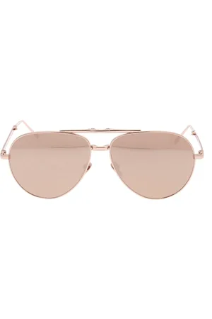 Linda Farrow Tilbehør, Dame, Brun, ONE SIZE, Uld, Solbriller