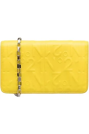 Nº21 Taske, Dame, Gul, ONE SIZE, Uld, Shoulder Bags
