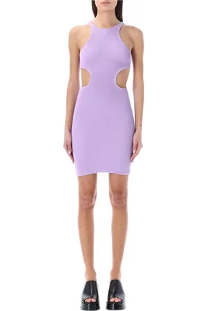 Reina Olga Kjole, Dame, Lilla, L, Nylon, Silac stretch nylon ele mini kjole