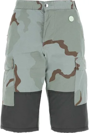 OAMC Shorts, Herre, Grøn, S, Nylon, Trykt nylonblanding Bermuda Shorts