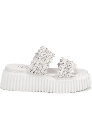 AGL ATTILIO GIUSTI LEOMBRUNI Sko, Dame, Hvid, 39 EU, Uld, lara sandals