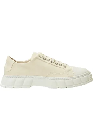 VIRON Sko, unisex, , 45 EU, Uld, 1968 genanvendte lærred sneakers
