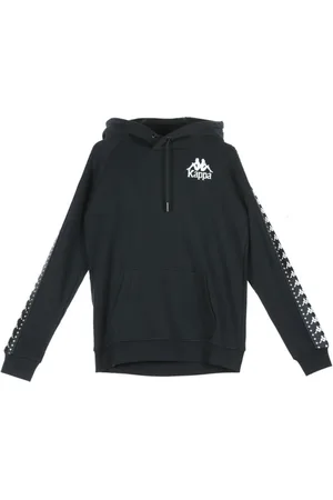 Kappa Sweathshirts & Hoodies, Herre, Sort, XL, Hættetrøjer