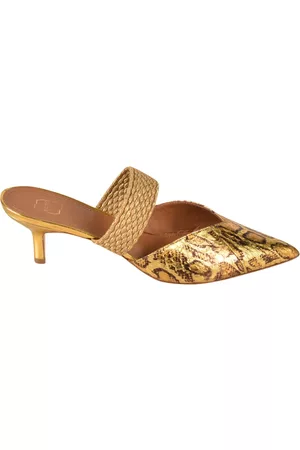 MALONE SOULIERS Sko, Dame, Gul, 37 1/2 EU, Uld, Heeled Mules