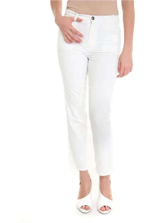 FAY Bukser, Dame, Hvid, W27, Slim-fit Bukser
