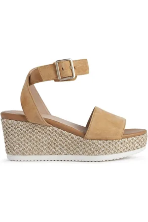 Geox Sko, Dame, Brun, 38 EU, Læder, Lipari sandaler