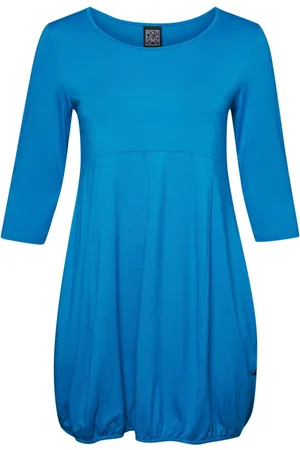 Pont Neuf Kjole, Dame, Blå, 3XL, PNHilda