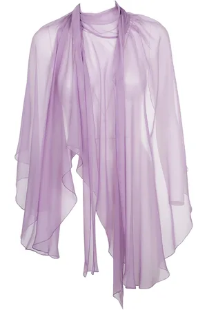 Alberta Ferretti Tilbehør, Dame, Lilla, M, Tørklæde