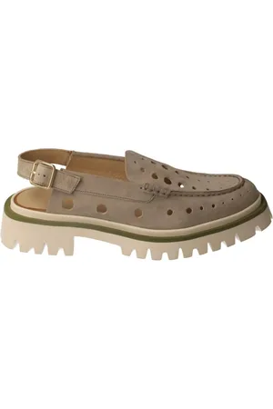 Calce Sko, Dame, Grå, 37 EU, Læder, Loafers