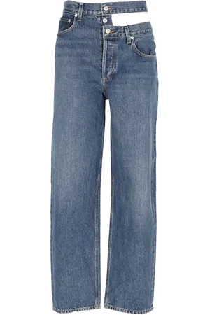 AGOLDE Jeans, Dame, Blå, W27, Denim, Brede jeans