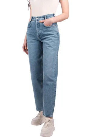 AGOLDE Jeans, Dame, Blå, W26, Jeans passager baggy konisk