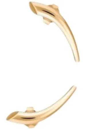CHARLOTTE CHESNAIS Tilbehør, Dame, Gul, ONE SIZE, Uld, Earrings