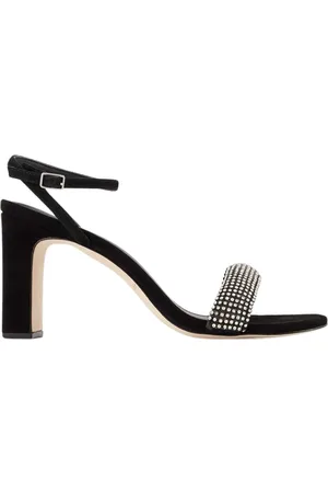 Loeffler Randall Sko, Dame, Sort, 37 EU, Læder, Sandaler med høj hæl