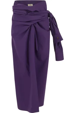 Quira Nederdel, Dame, Lilla, XS, Bomuld, Maxi Dresses