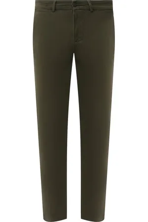 7 for all Mankind Jeans, Herre, Grøn, W36, Uld, Slimmy Chino LuxPerSat Bukser