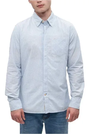 Pepe Jeans Skjorte, Herre, Blå, M, Bomuld, Skjorte
