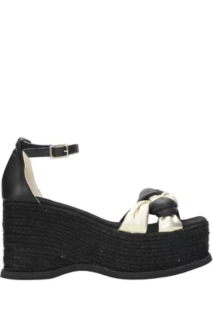 Espadrilles Sko, Dame, Sort, 39 EU, Uld, Sandaler