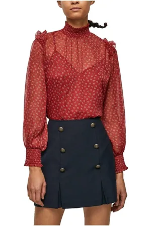 Pepe Jeans Bluser & Skjorter, Dame, Rød, S, Uld, Bluser