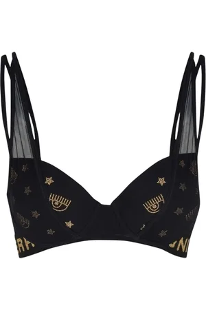 Chiara Ferragni Undertøj, Dame, Sort, L, Bomuld, Bh