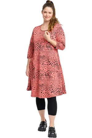 Pont Neuf Kjole, Dame, Lyserød, 2XL, Uld, PNKitty - Coral red