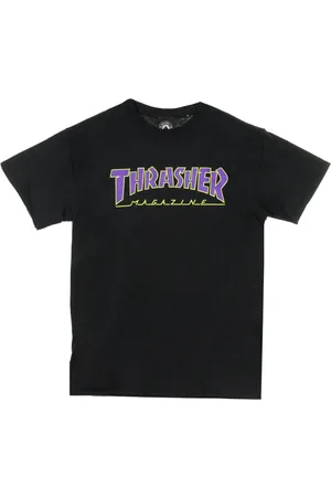 Thrasher Top, Herre, Sort, XL, T-shirts