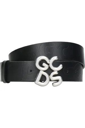GCDS Tilbehør, Herre, Sort, 105 CM, Læder, Belt